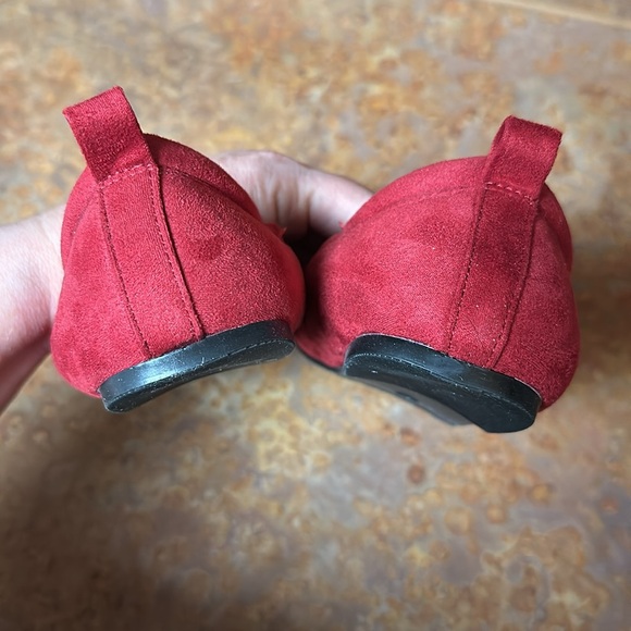 “Daily Shoes” 👞 red comfy ballerina style flats - Picture 5 of 6